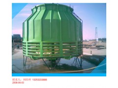 圆形逆流式玻璃钢冷却塔 小型玻璃钢冷却塔图3