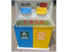 方形双内胆玻璃钢垃圾桶 100L图2