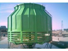 工业型玻璃钢冷却塔 圆形玻璃钢冷却塔图2