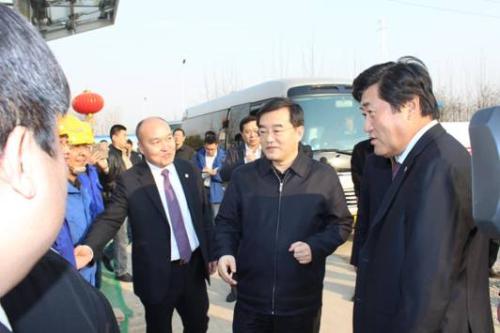 河北省省长张庆伟一行到廊坊考察康得集团新能源汽车