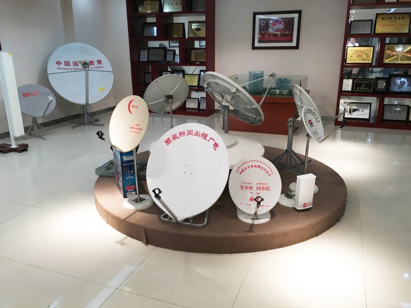 微波天线展示一角