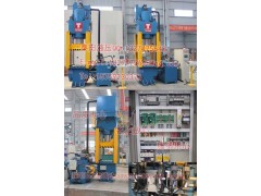 四柱式复合材料防弹帽专用模压机图2