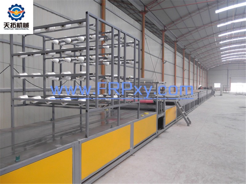 FRP lighting sheet making machine