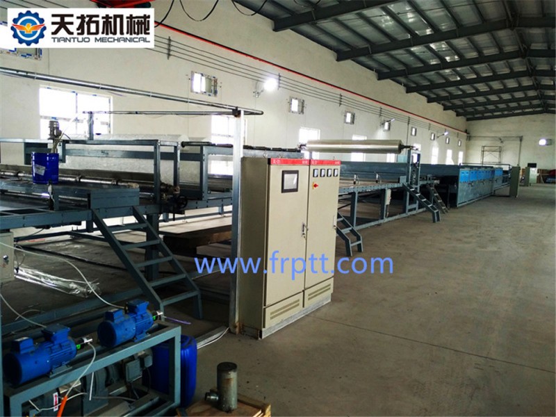 FRP van body panel making machine3