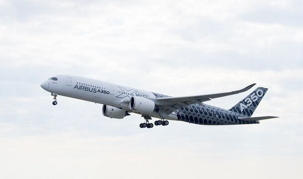 空中客车碳纤维复合材料宽体飞机a350xwb测试机巡演五大城市