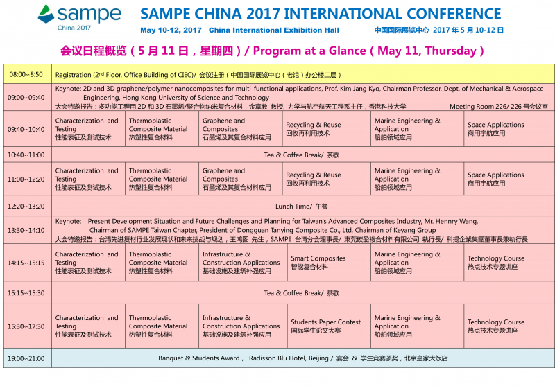 Program at a Glance-SAMPE CHINA 17-3