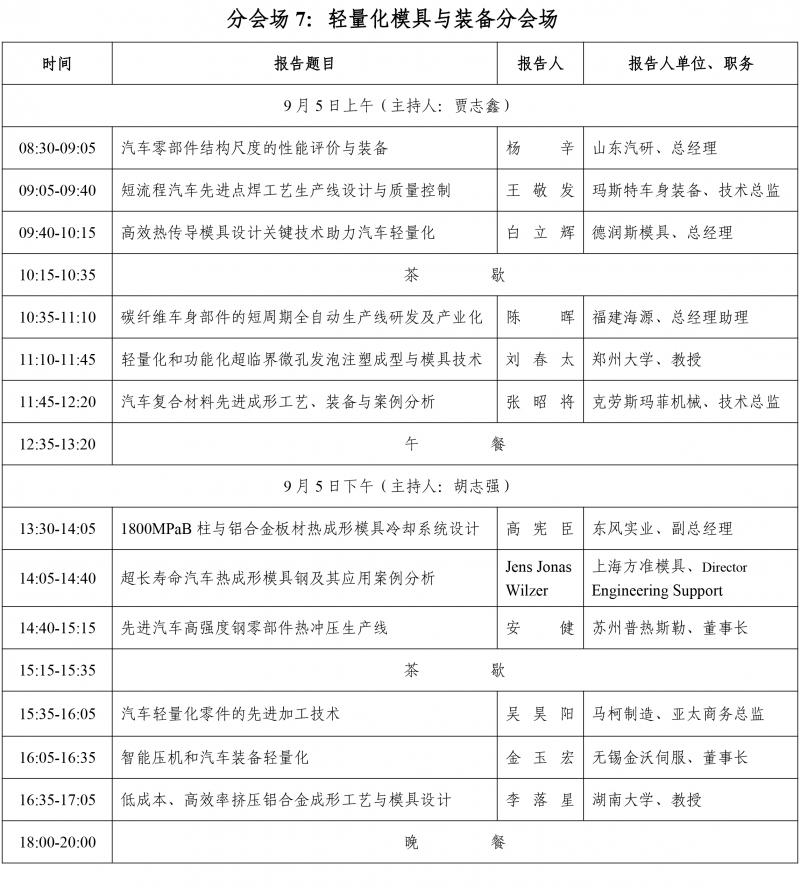 关于召开2017汽车轻量化技术研讨会的第四轮通知 -8-10-12