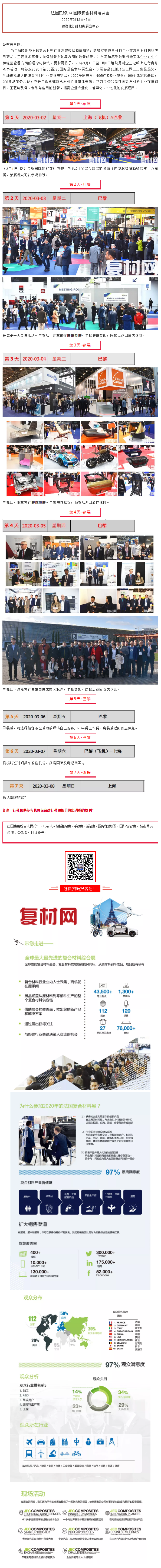 2020法国JEC考察团日程