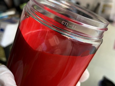 鲜红，不饱和聚酯色浆，耐高温鲜红色浆图3