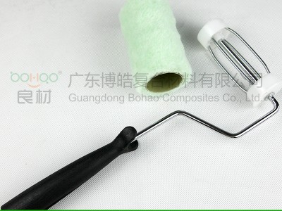 毛辊筒刷 手糊玻璃钢模具排泡压实羊毛滚筒 油漆滚筒2-6寸图2
