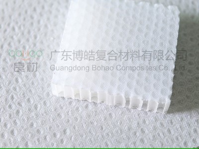 PP塑料蜂窝芯材玻璃钢船舶游艇码头浮桥用夹芯材料蜂窝板图2