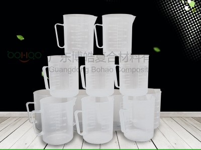 博皓 固化剂量杯量瓶白水蓝水带刻度量瓶 PP塑料精确量瓶图3