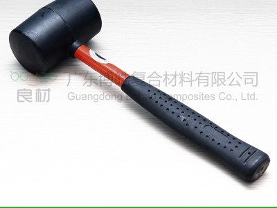 玻璃钢工具胶锤 耐磨耐敲击橡胶锤 玻璃钢模具脱模安装工具图3