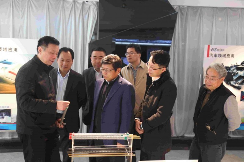 中车集团副总裁楼齐良一行考察恒神公司