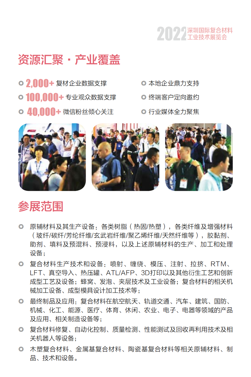 深圳国际复合材料工业技术展览会(CCE Shenzhen 2022) 展会介绍 新日期_04