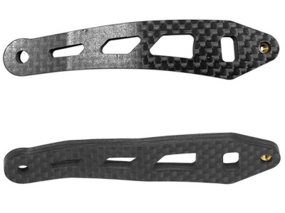 渔线轮摇臂摇把滴水轮碳纤维件 DIY配件 碳纤维件图3