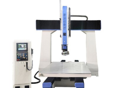 台面动吸塑五轴雕刻机 广东厂家电器家具厚板吸塑五轴加工中心图5