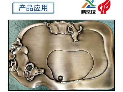 铜板铝板浮雕镂空雕刻机厂家金属茶盘铝合金门窗五轴CNC精雕机图2