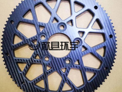 500X600mm CNC加工雕刻 硬板碳板T300碳纤维板图3