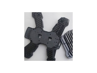 3K碳板雕刻复合材料航模中心板无人机架切割碳纤维板加工定做图2