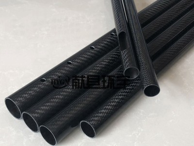 厂家直供 3K斜纹碳纤维管 3K平纹碳纤维管 重量轻 强度高图2