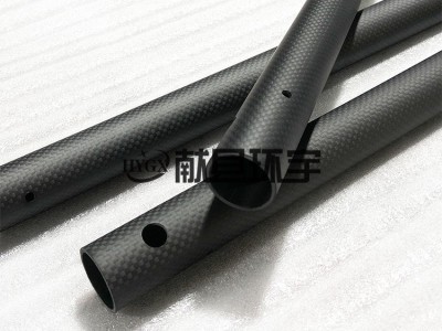 碳纤维圆管（带孔款）高强度 易安装 工业结构件减重优选图2
