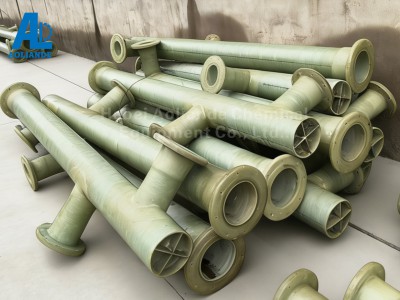 FRP/GRP热卖轻质高强度玻璃钢烟气脱硫管（FGD管）图2